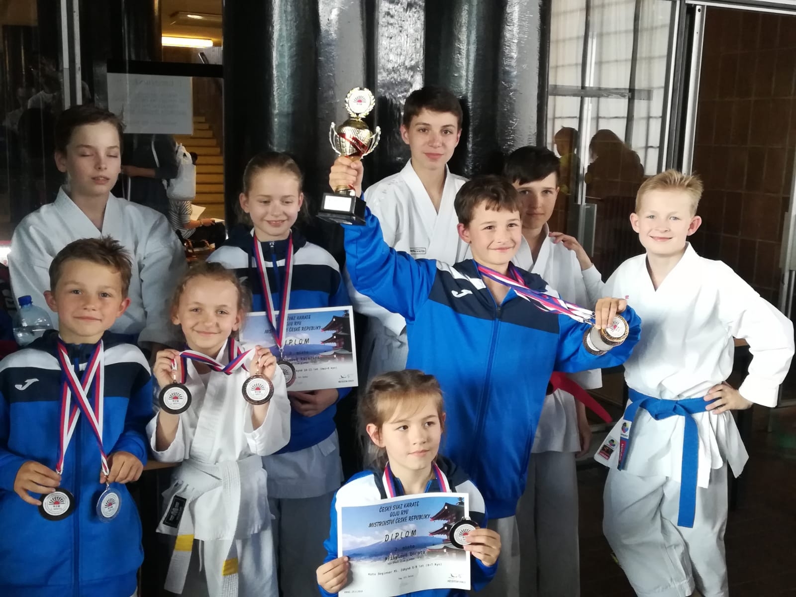 Naši závodníci mistry ČR v karate Goju-ryu 2019